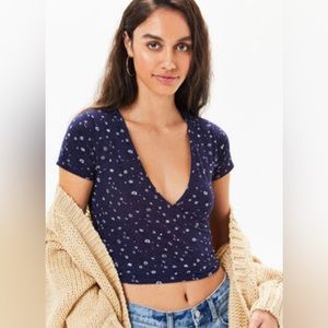 Pacsun Wrap Crop Top